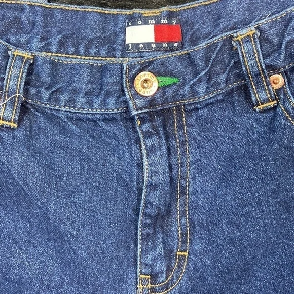 Vintage Tommy Girl Dark Wash Cropped Jeans - Picture 6 of 9